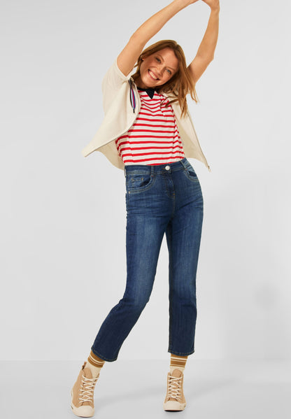 Style Straight Cropped Mid Blu mid blue wash Bild 4