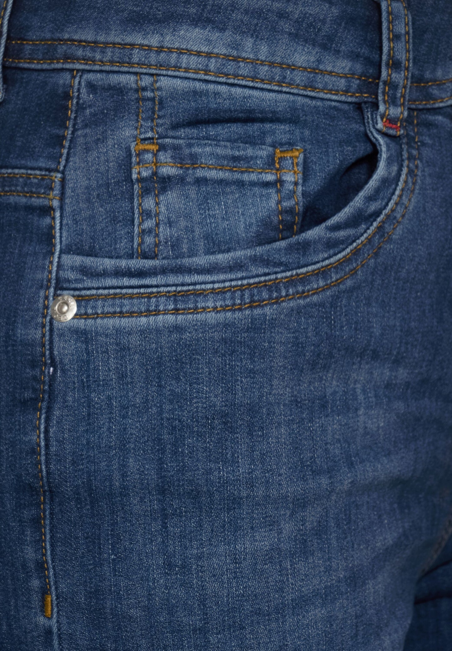 Style Straight Cropped Mid Blu mid blue wash Bild 5