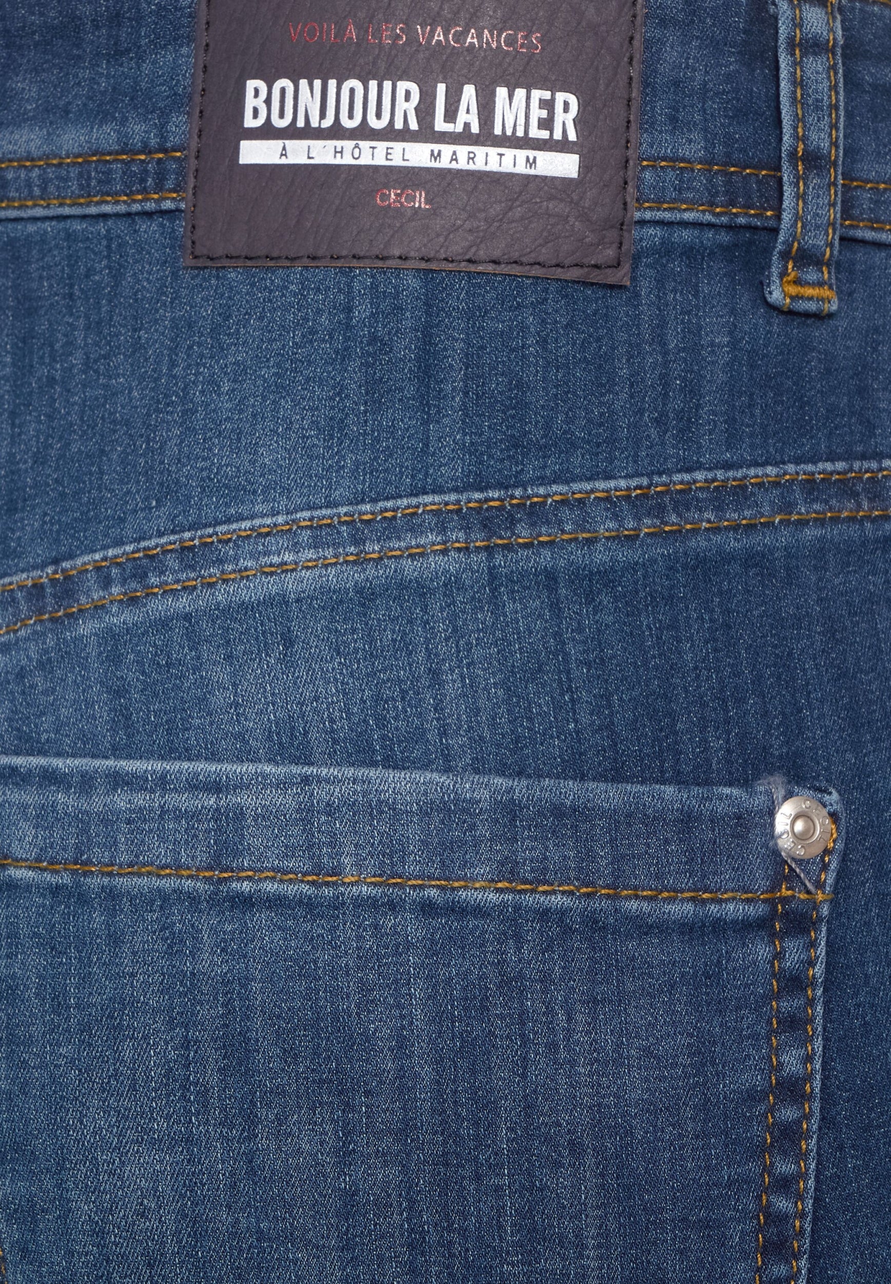 Style Straight Cropped Mid Blu mid blue wash Bild 6