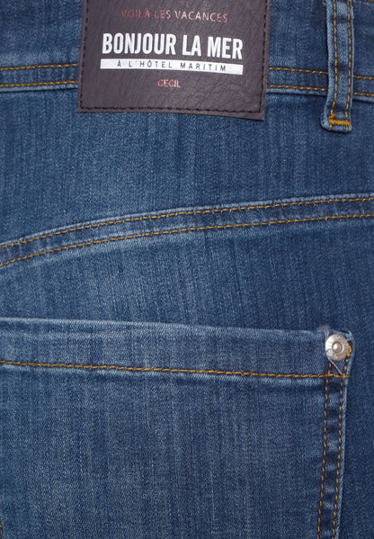 Style Straight Cropped Mid Blu mid blue wash Bild 6