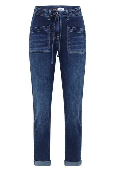 Style Tracey Mid Blue Patch Po mid blue used wash Bild 1