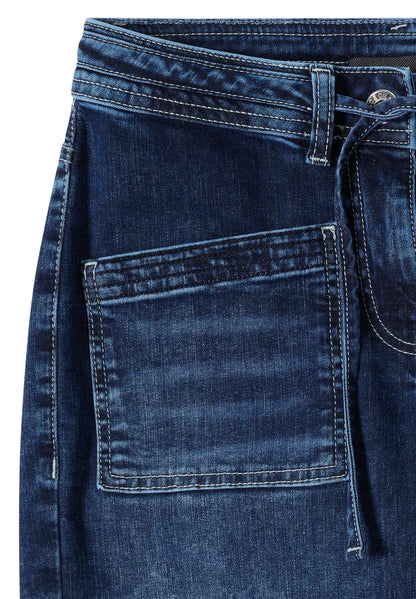 Style Tracey Mid Blue Patch Po mid blue used wash Bild 2