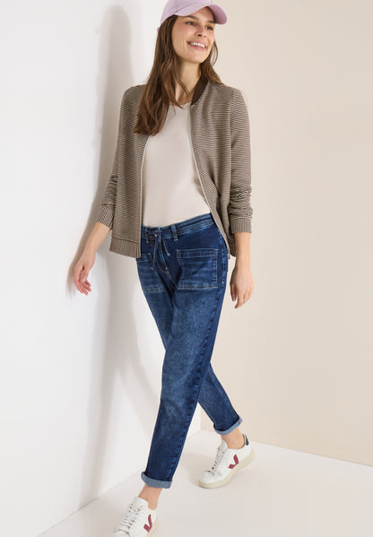 Style Tracey Mid Blue Patch Po mid blue used wash Bild 5