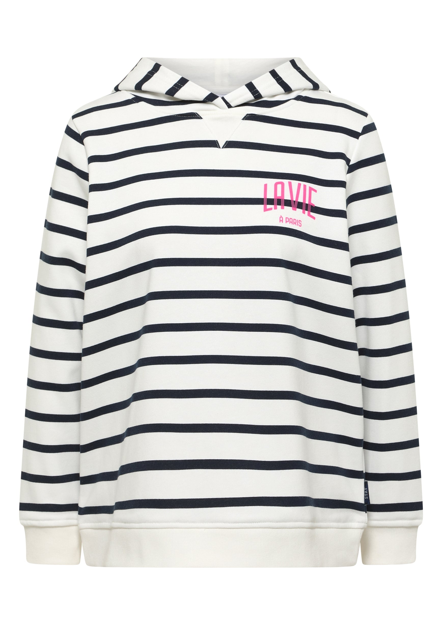 Sweatshirt mit Kapuze und Chestprint universal blue Bild 1