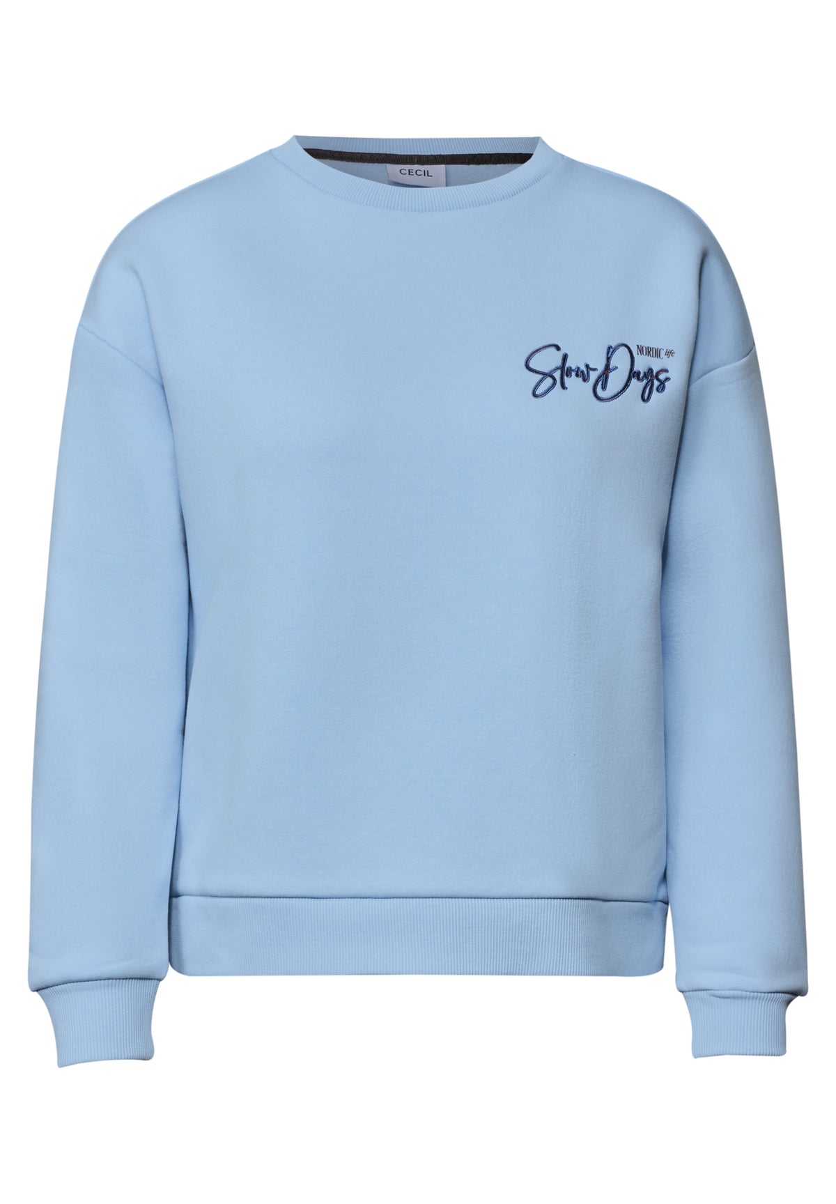 Sweatshirt mit Stickerei auf der Rückseite cosmopolitan blue Bild 1