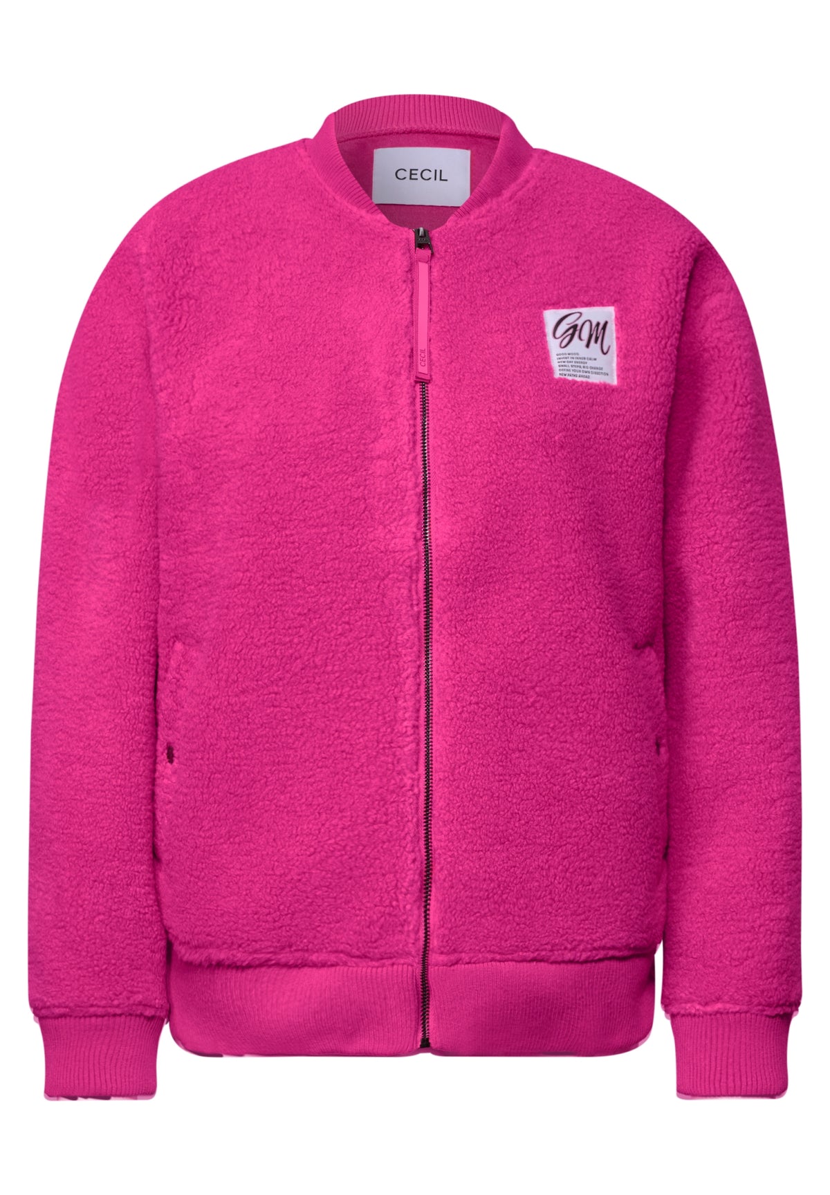 Langarm Blouson in Teddy-Qualität pink flash Bild 1