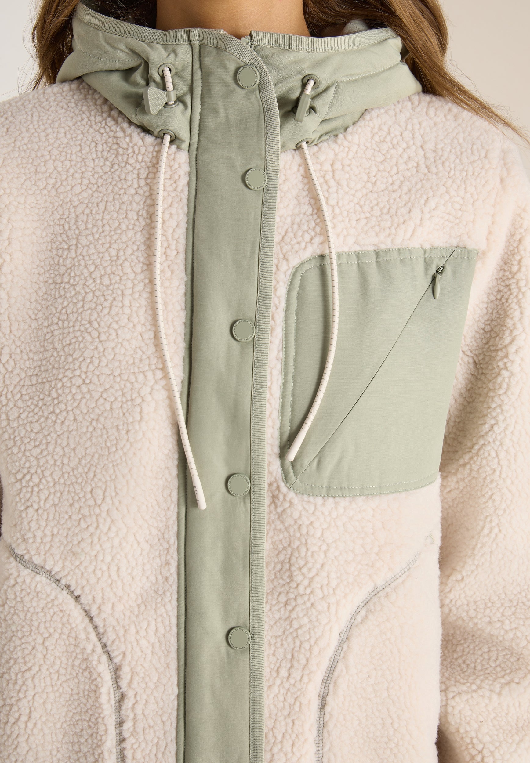 Teddy Matmix Jacket teddy vanilla white Bild 6