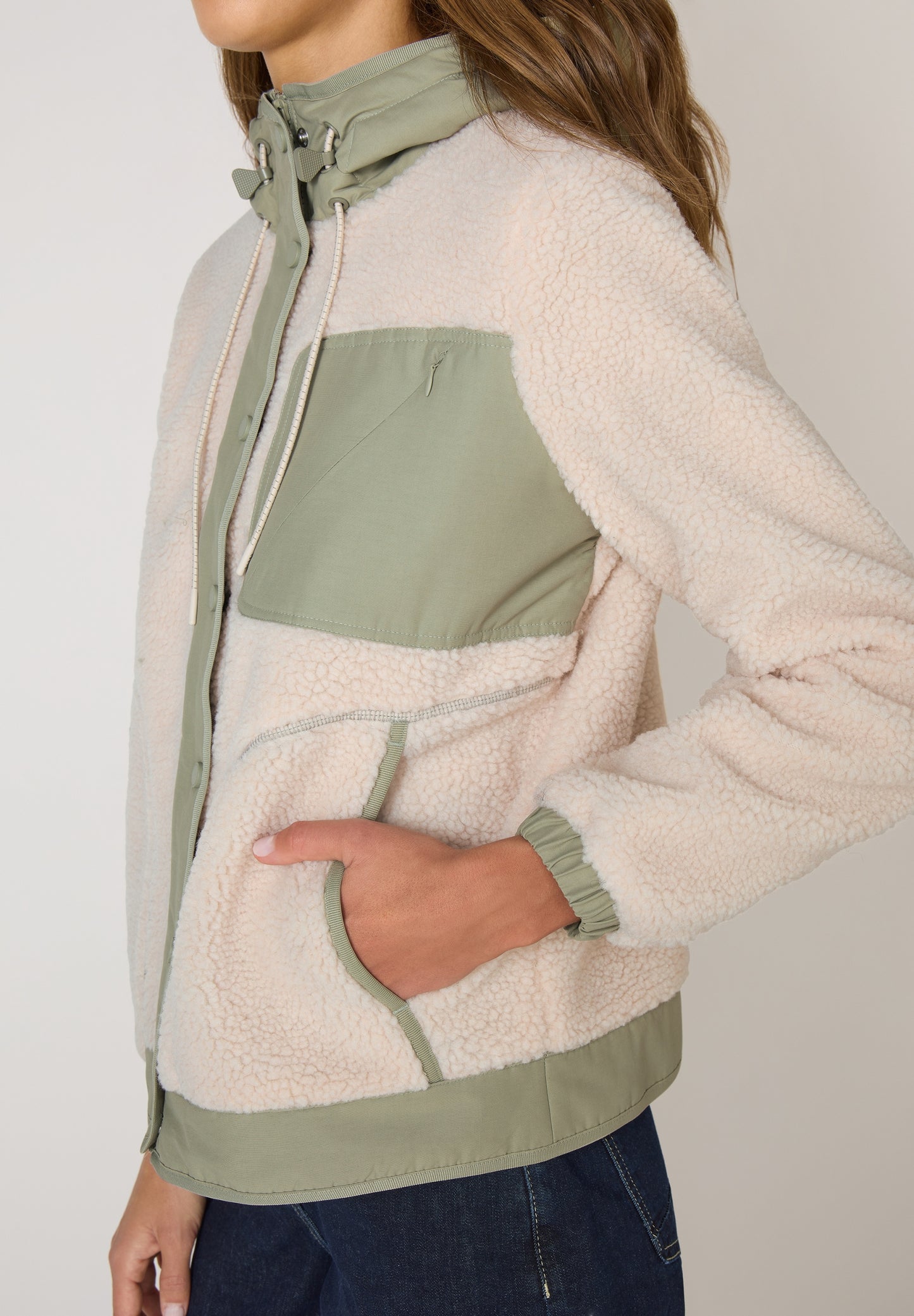 Teddy Matmix Jacket teddy vanilla white Bild 7