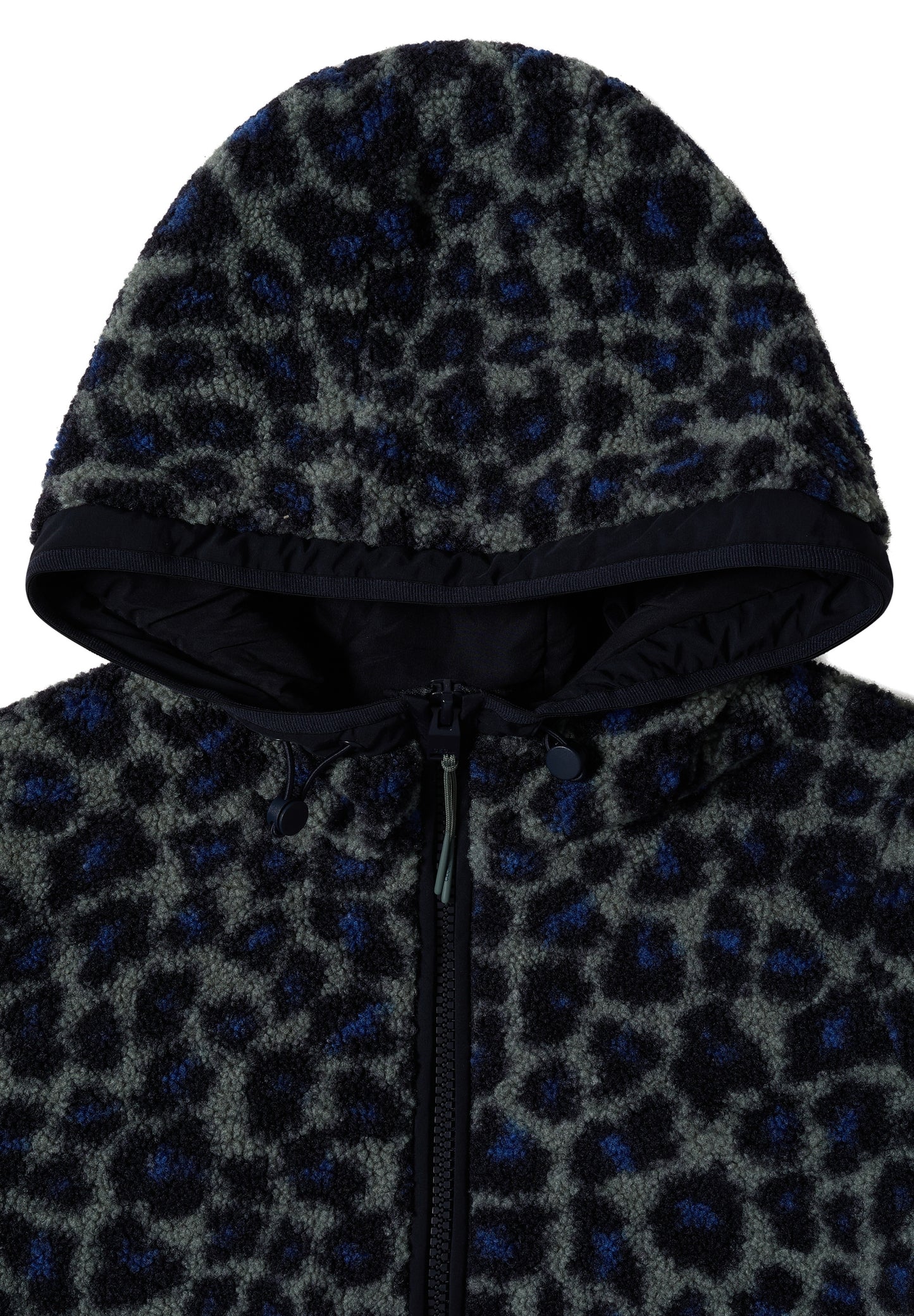 Teddy-Jacke mit Softshell-Details dried olive green Bild 2
