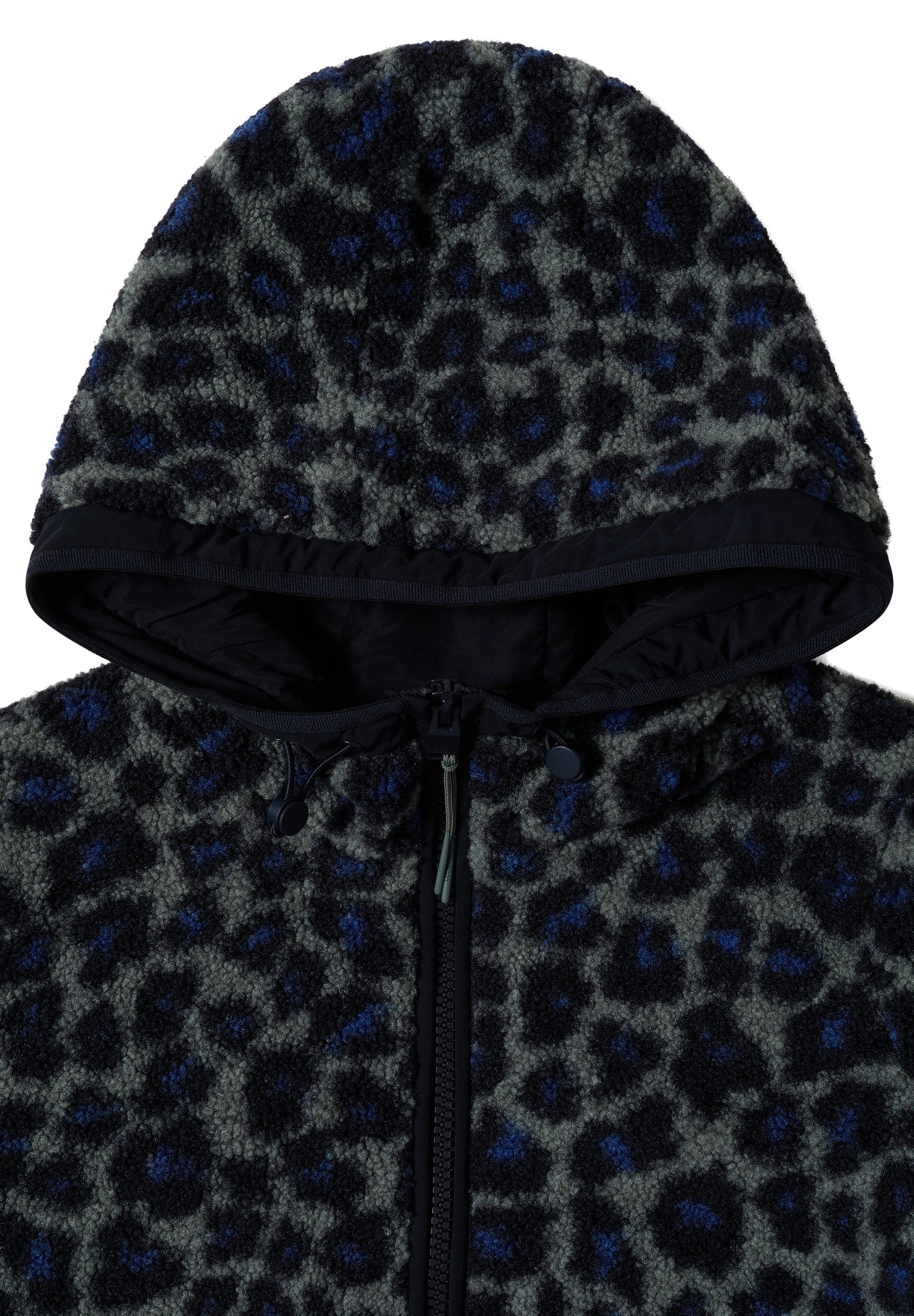 Teddy-Jacke mit Softshell-Details dried olive green Bild 2