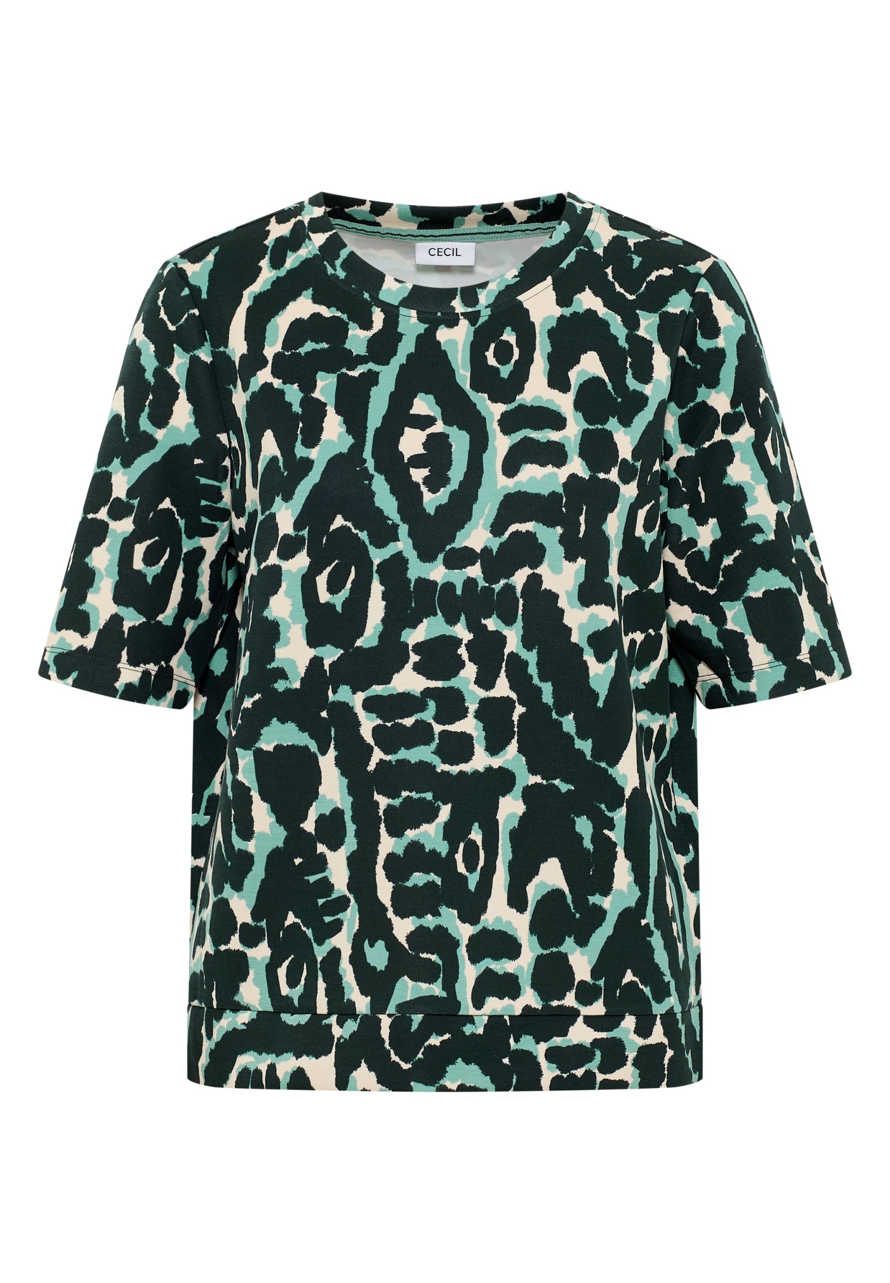 TOS AOP Soft Touch T-Shirt ink green Bild 1