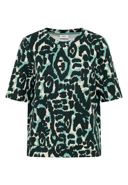 TOS AOP Soft Touch T-Shirt ink green Bild 1