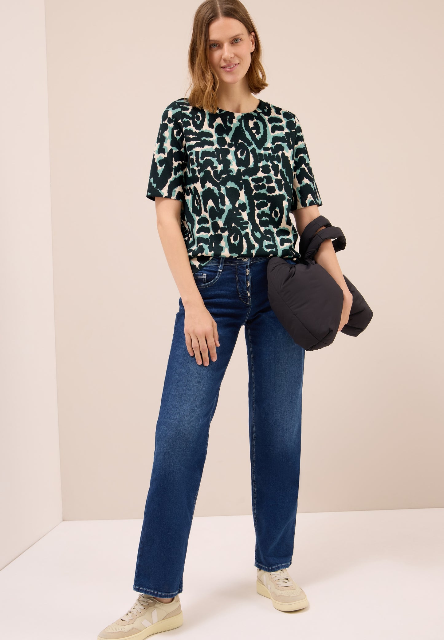 TOS AOP Soft Touch T-Shirt ink green Bild 6