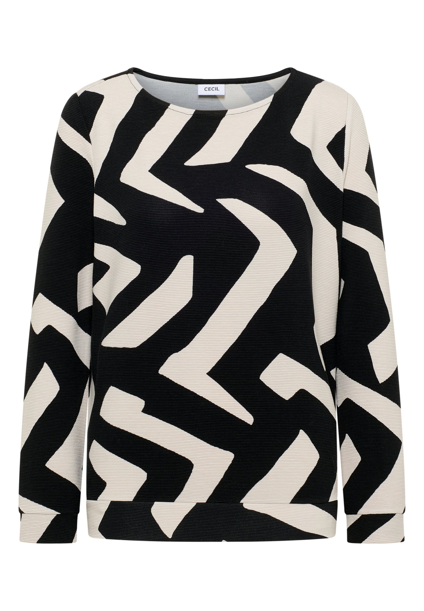 TOS Big AOP Ottoman Shirt light greige Bild 1