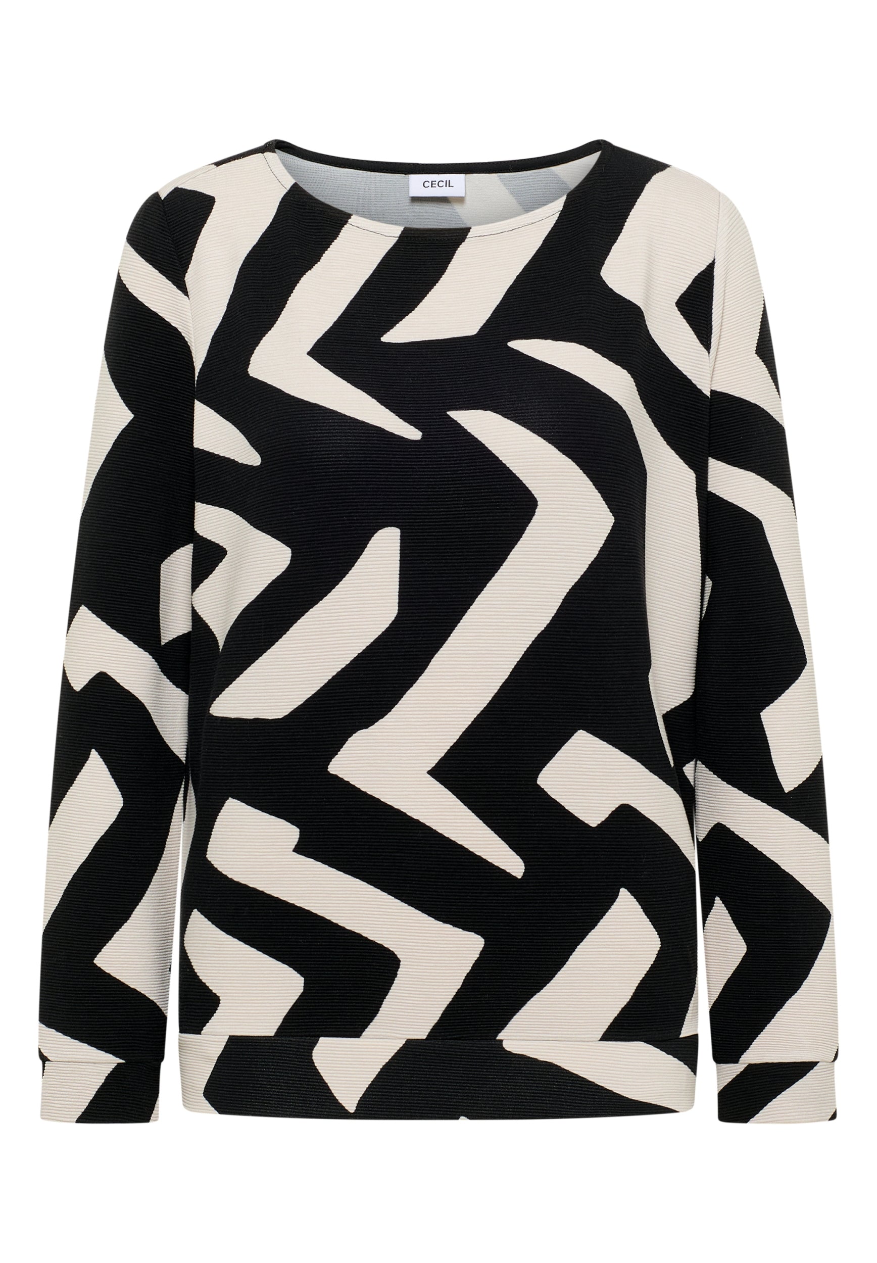 TOS Big AOP Ottoman Shirt light greige Bild 1