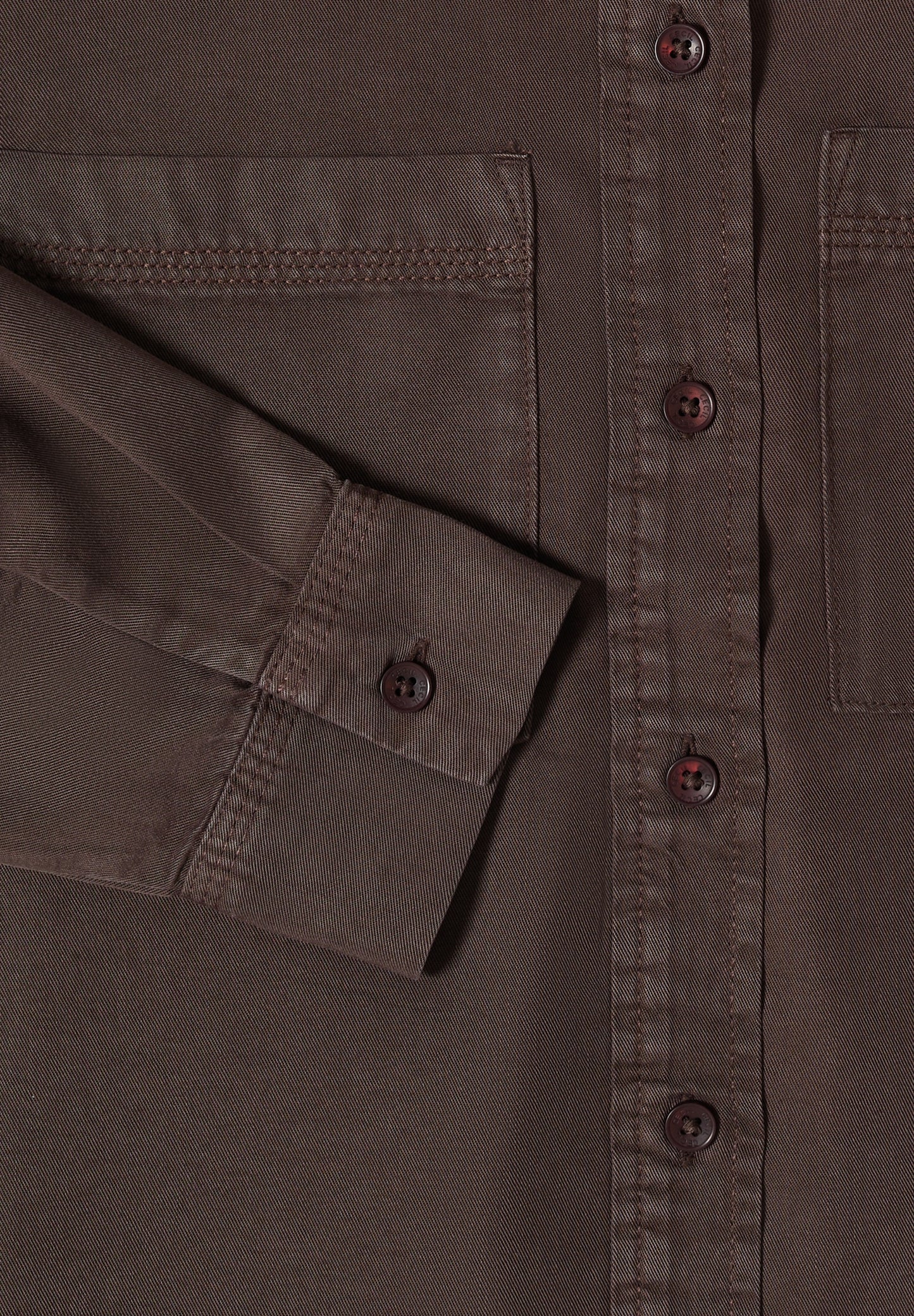 TOS Color Lyocell Blouse macchiato brown Bild 2