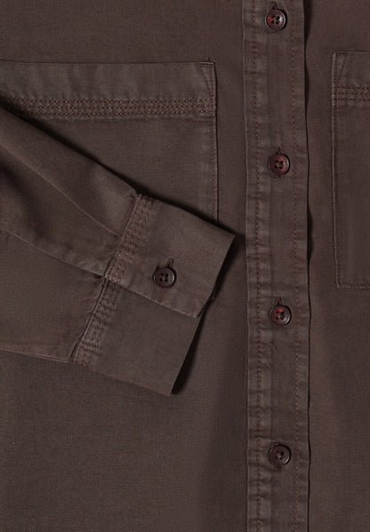 TOS Color Lyocell Blouse macchiato brown Bild 2