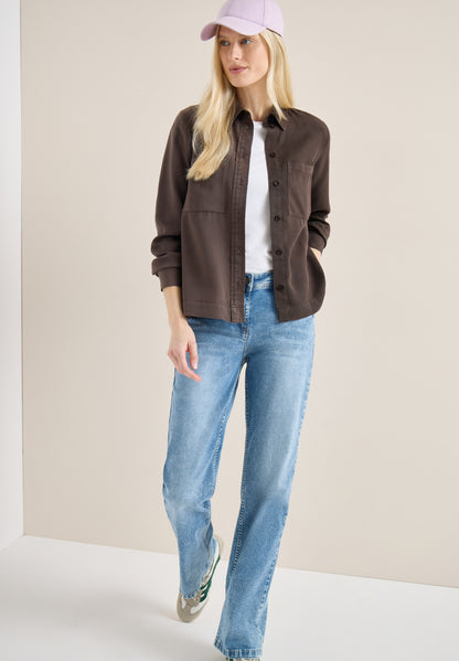 TOS Color Lyocell Blouse macchiato brown Bild 5