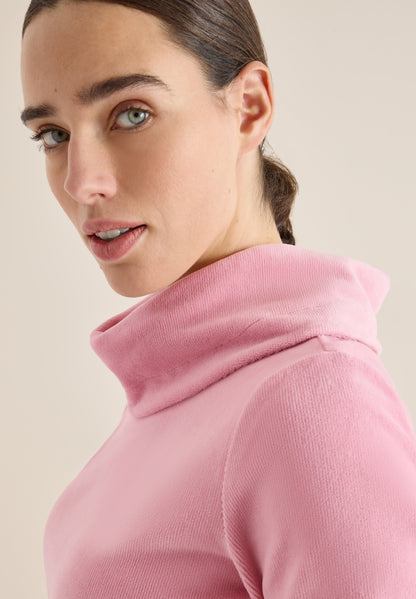 TOS Fine Cord Big Collar T-Shi blossom corduroy Bild 6