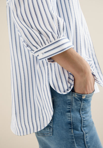 TOS Seersucker Multistripe Blo sporty denim blue Bild 6