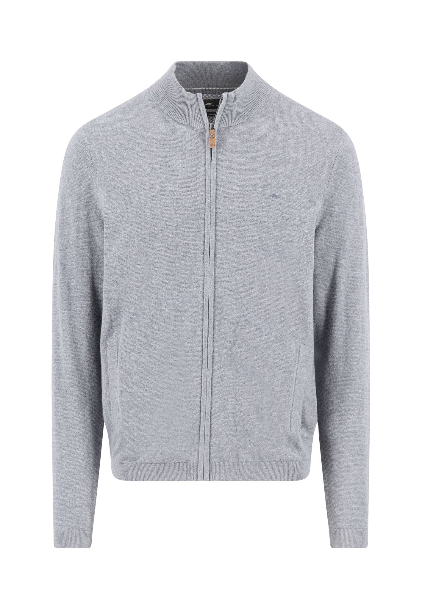 Cardigan, Stand-Up, W Air Cotton steel Bild 1