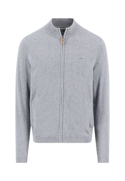 Cardigan, Stand-Up, W Air Cotton steel Bild 1