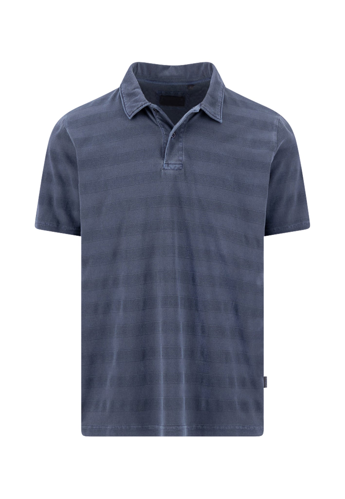 Jacquard Polo navy Bild 1