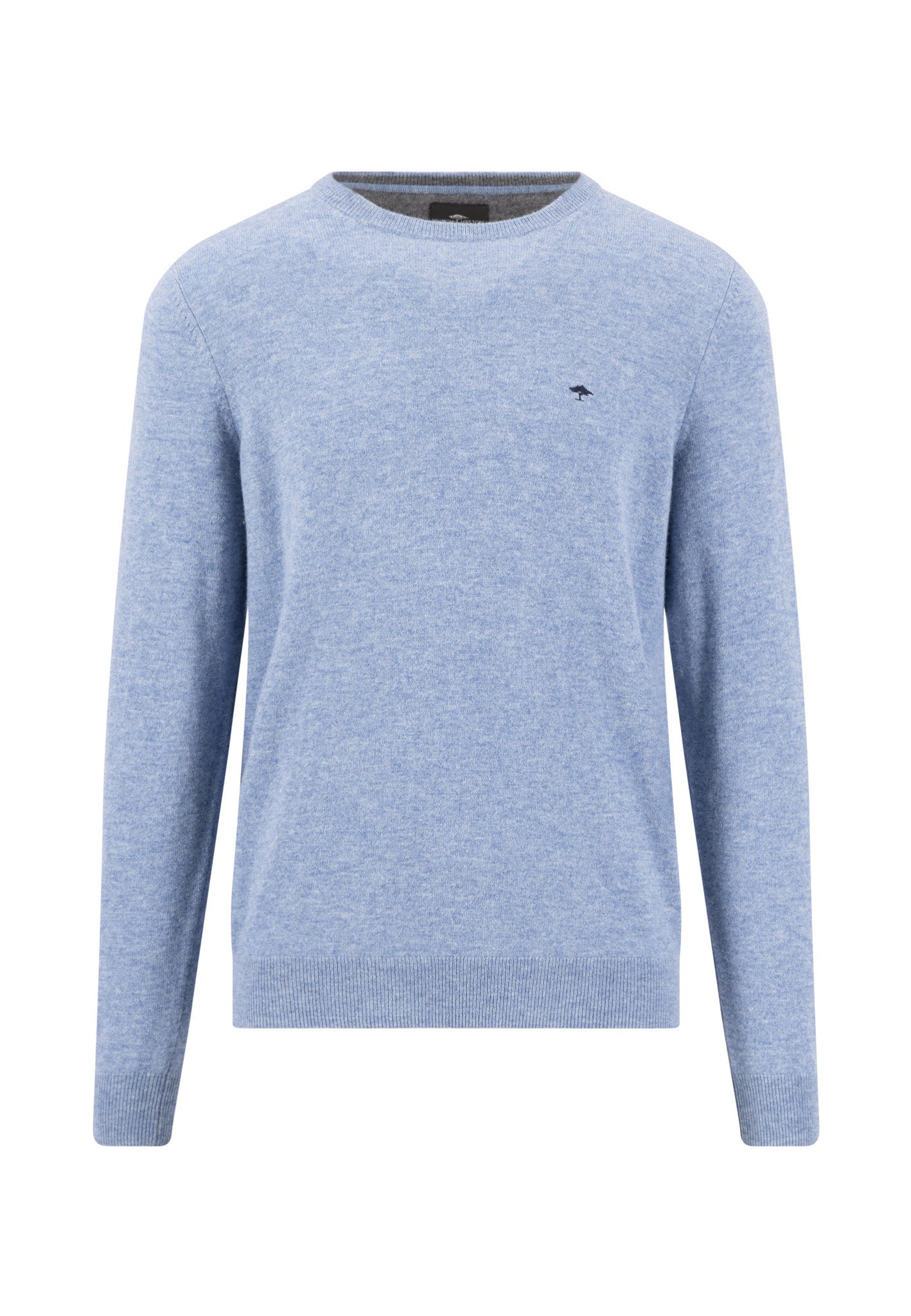 O-Neck, Merino Cashmere air blue Bild 1