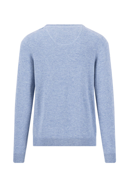O-Neck, Merino Cashmere air blue Bild 2