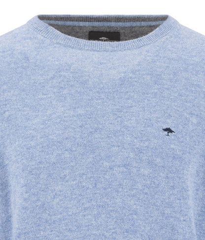 O-Neck, Merino Cashmere air blue Bild 3