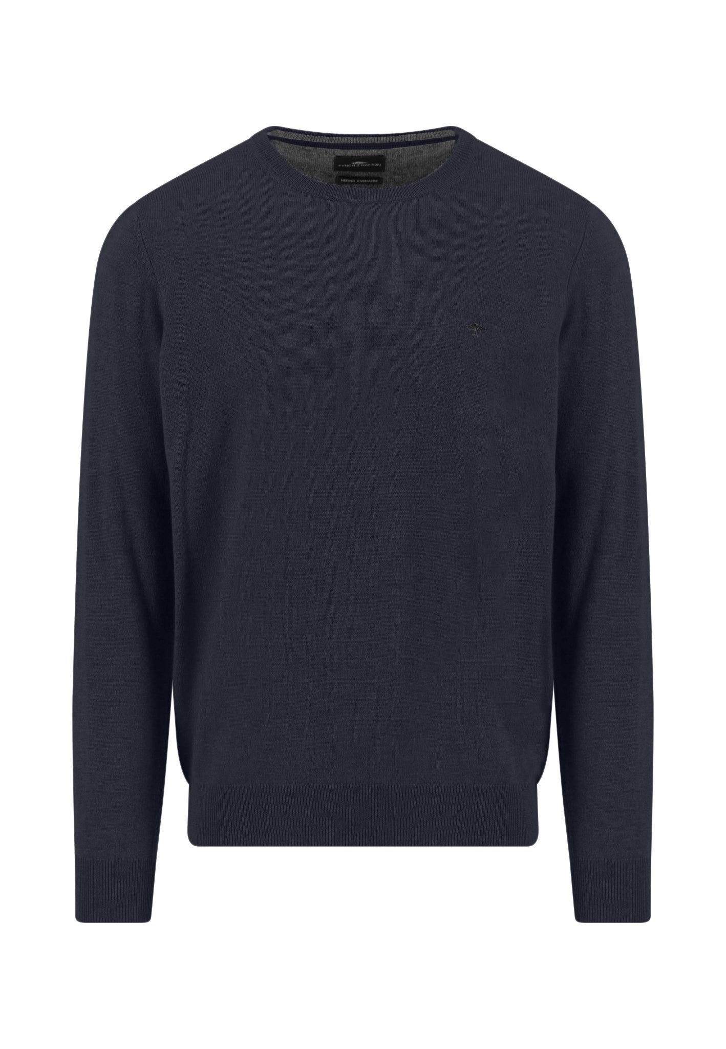 O-Neck, Merino Cashmere navy Bild 1
