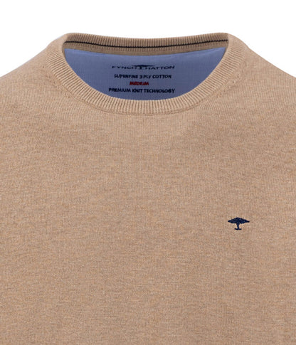 O-Neck taupe Bild 3