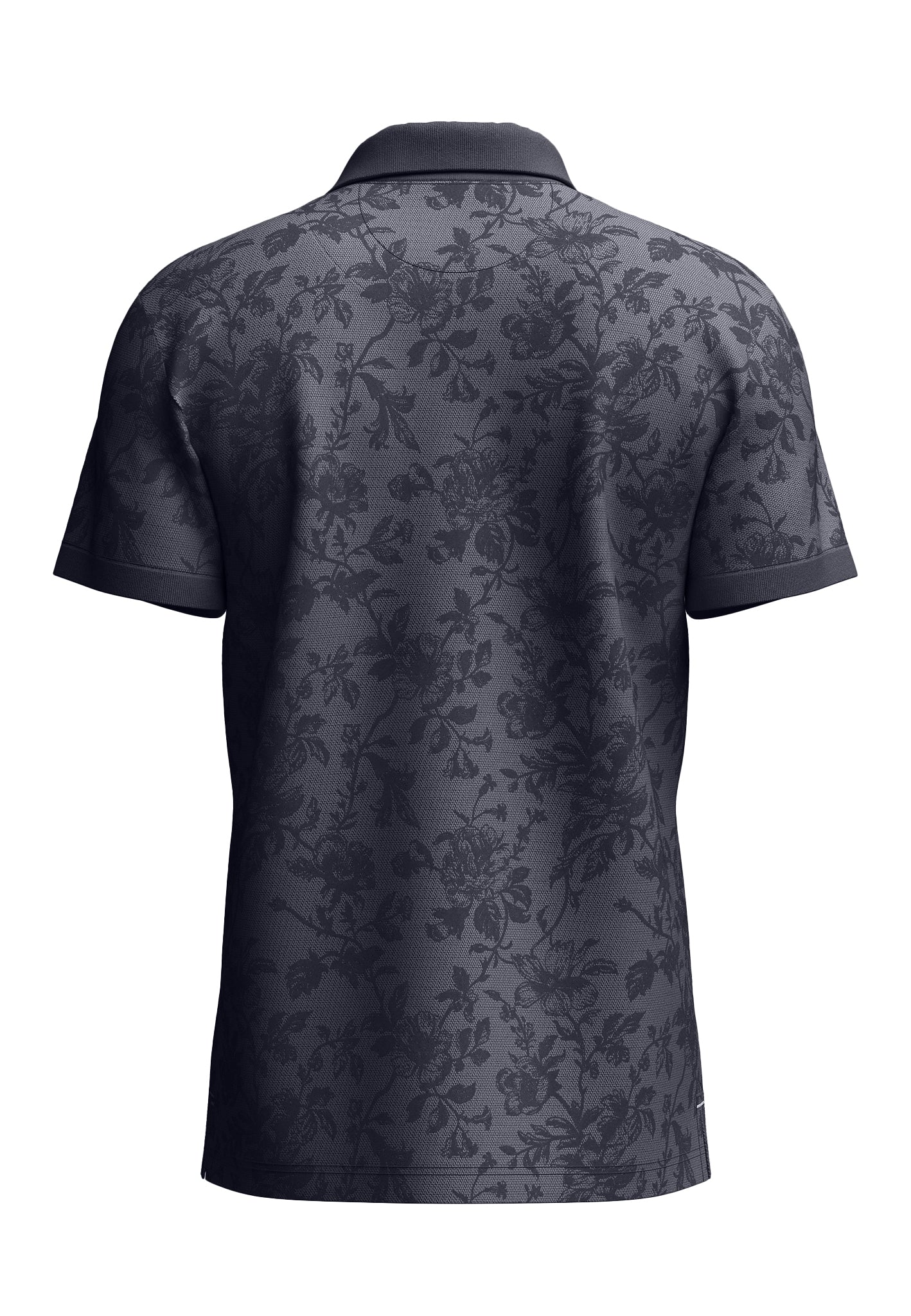 Polo, 2-Tone, AOP navy Bild 2