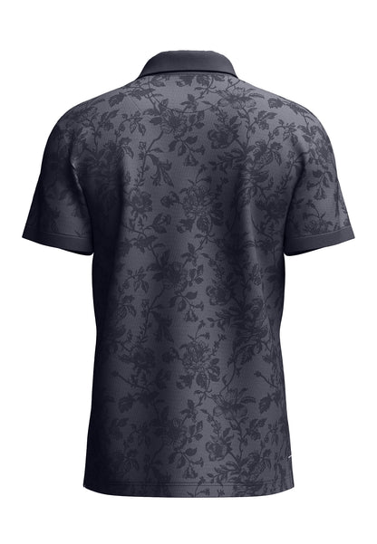 Polo, 2-Tone, AOP navy Bild 2