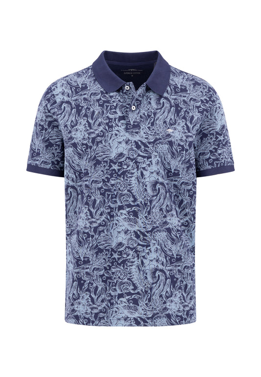 Polo, AOP marine Bild 1