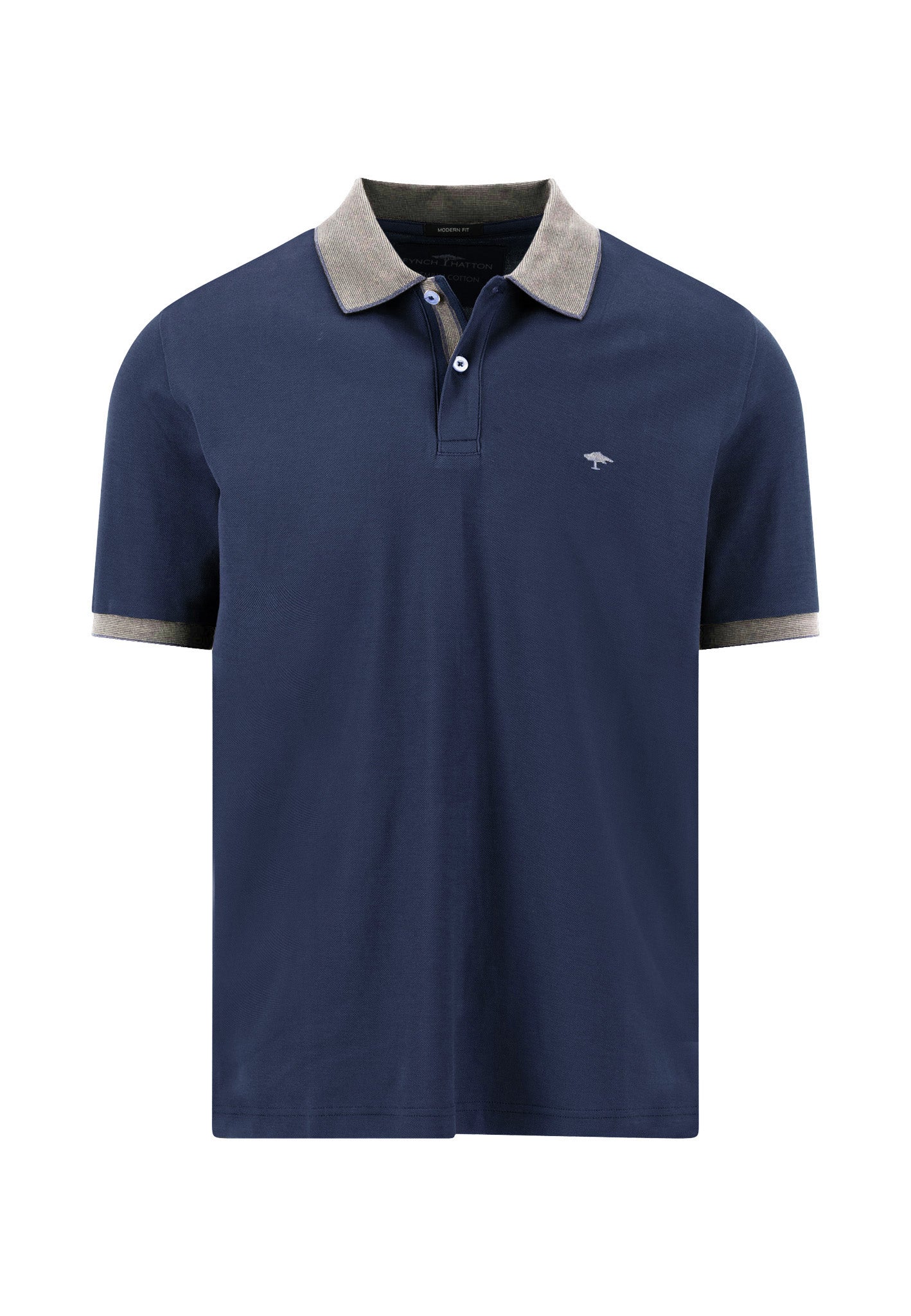 Polo, Modern Fit,  Premium Cotton navy Bild 1