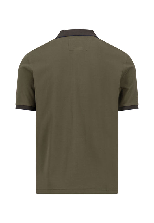 Polo, Modern Fit,  Premium Cotton dark khaki Bild 2