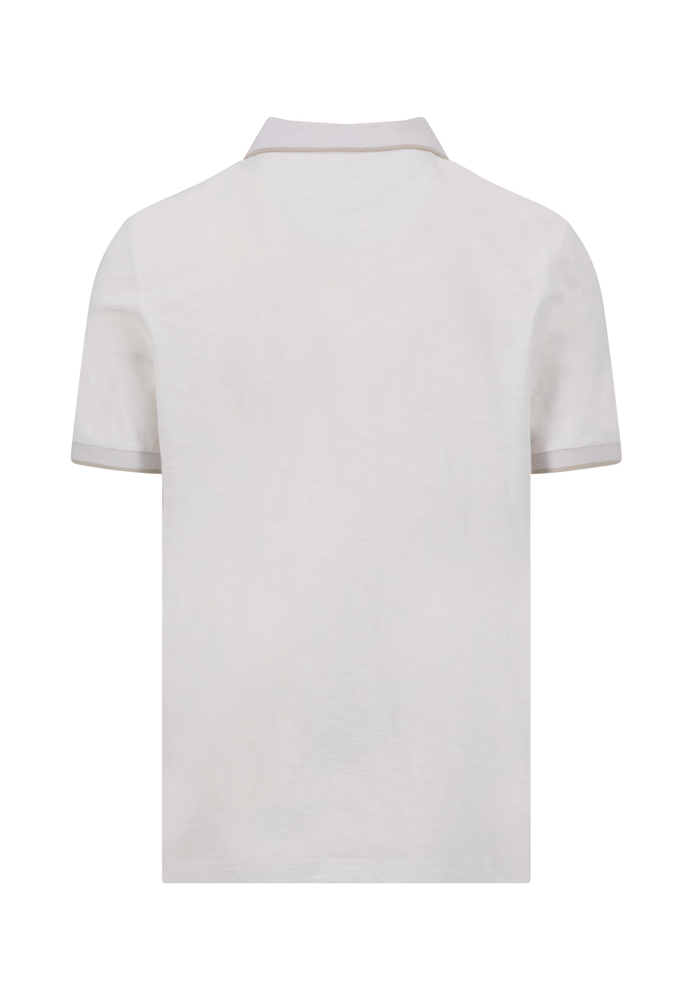 Polo, slub white Bild 2