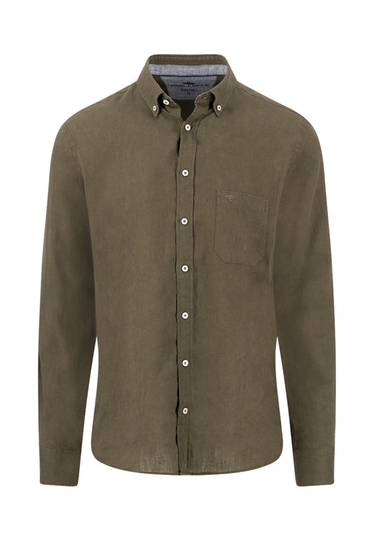 Premium Linen, B.D., 1/1 dark khaki Bild 1