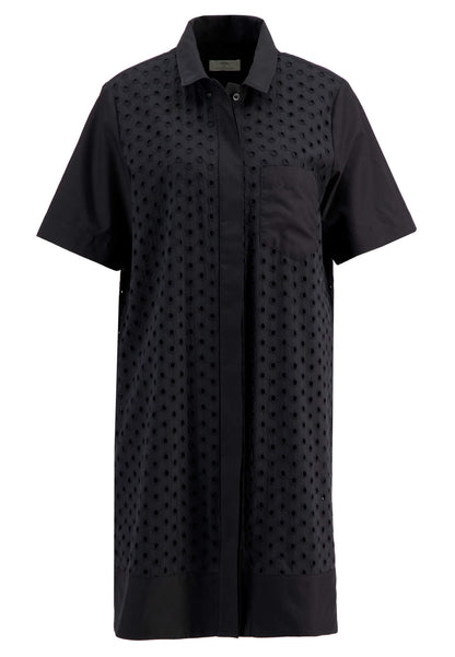 shirt dress embroidery anglaise BLACK Bild 1