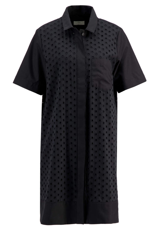 shirt dress embroidery anglaise BLACK Bild 1