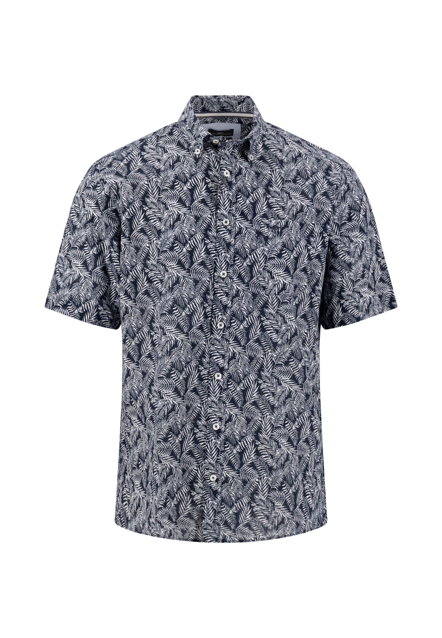 Slub Print, B.D., 1/2 navy Bild 1