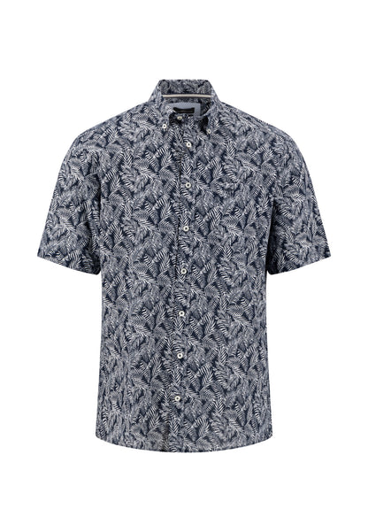 Slub Print, B.D., 1/2 navy Bild 1