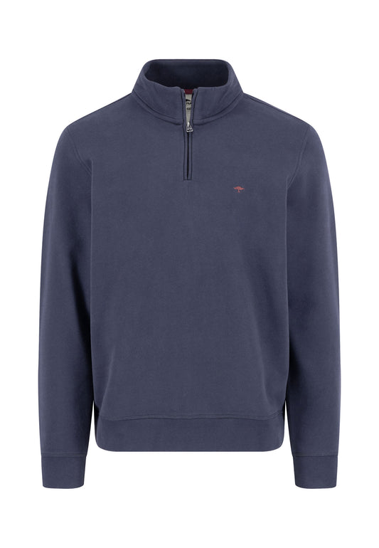 Sweat, Troyer-Zip navy Bild 1