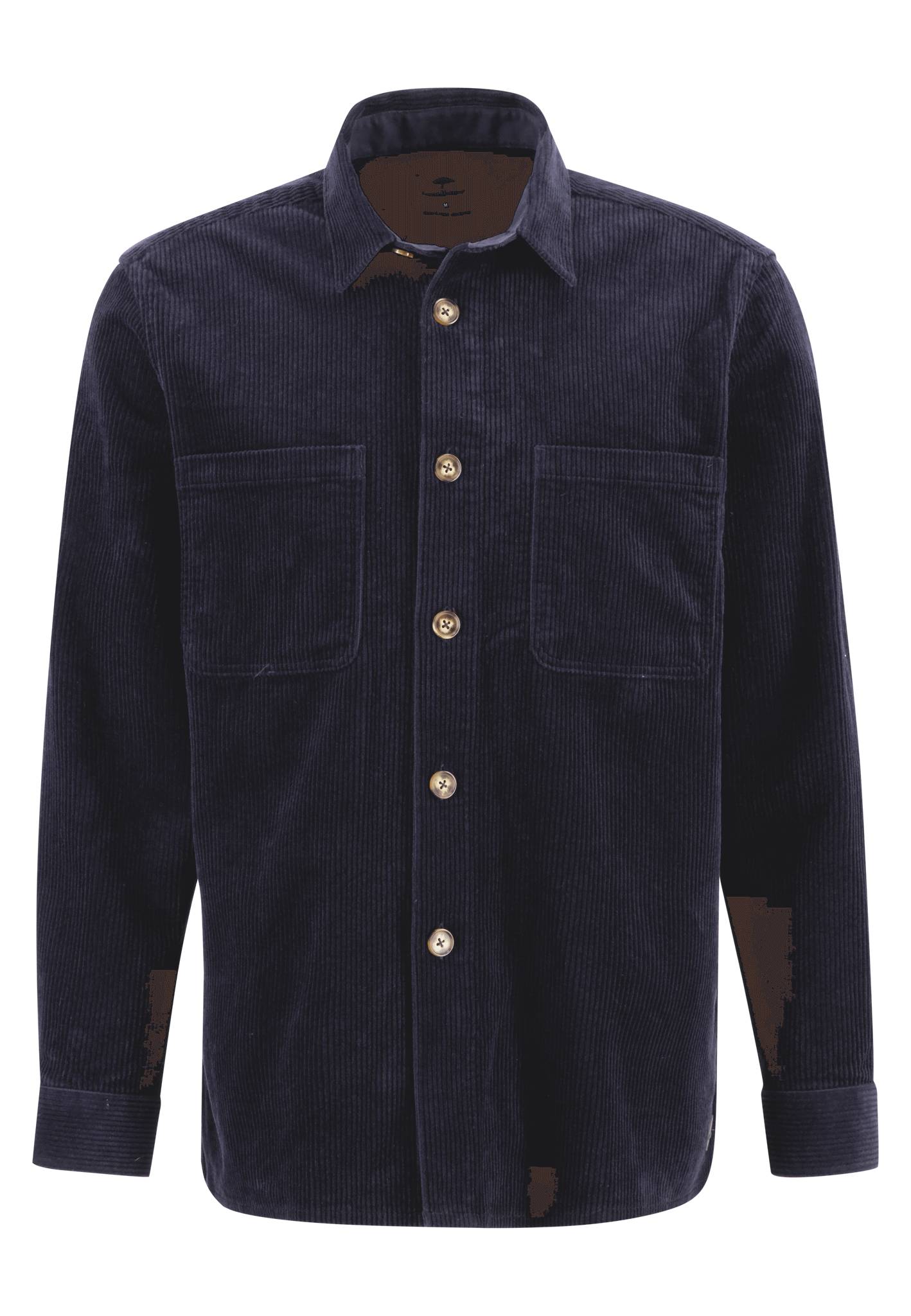 Corduroy Overshirt navy Bild 1