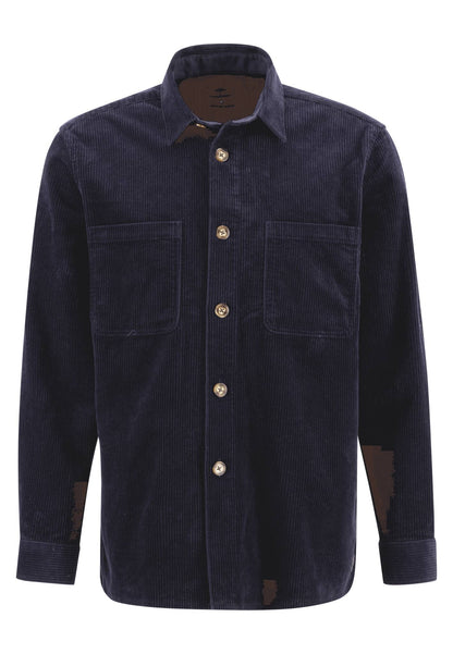 Corduroy Overshirt navy Bild 1