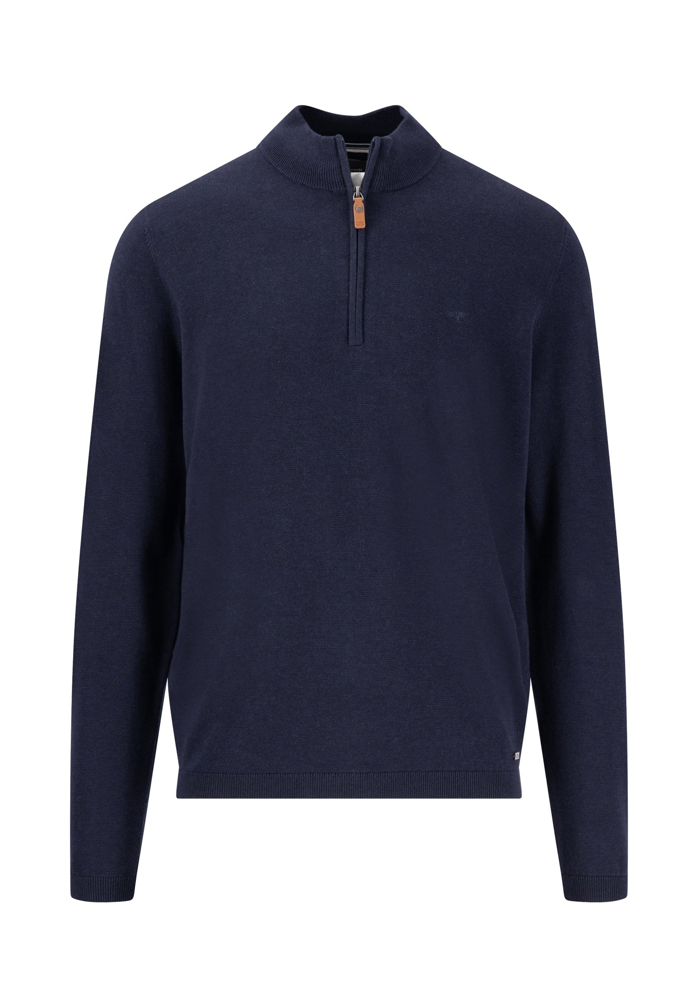 Troyer Zip, small structure navy Bild 1