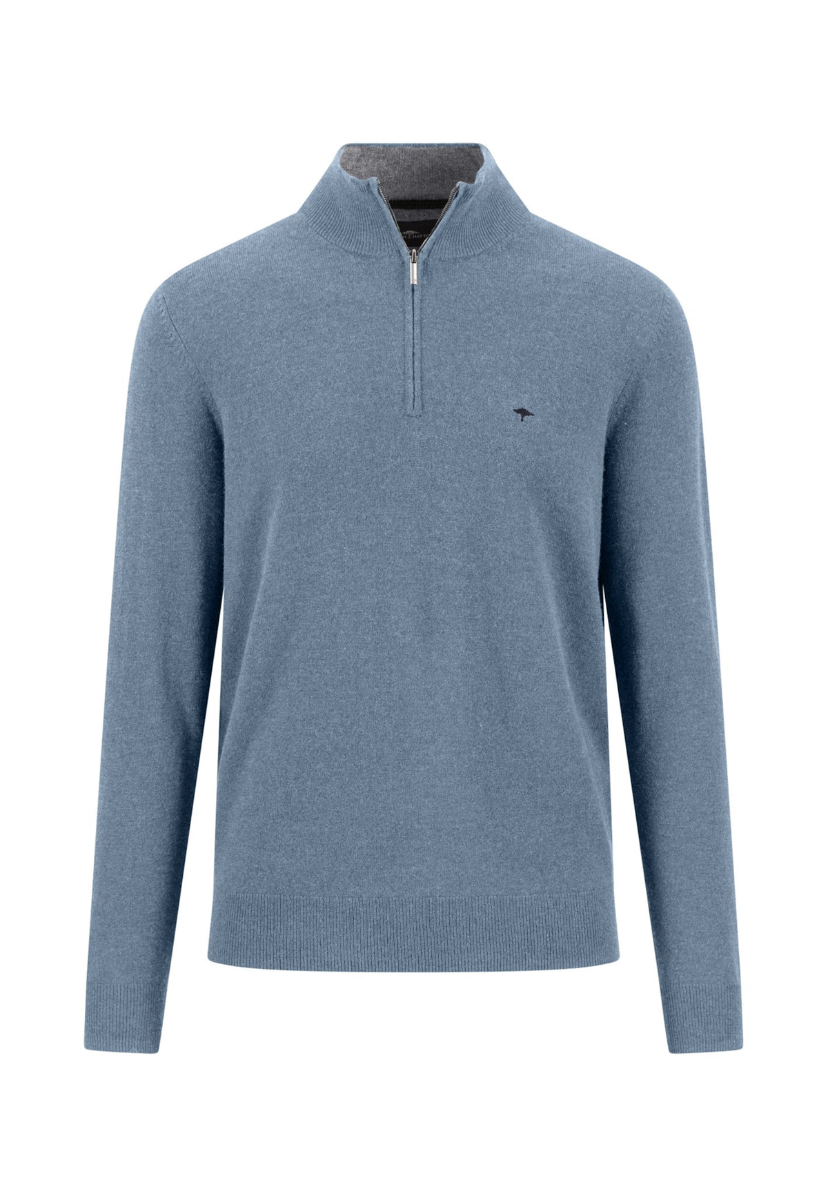 Troyer-Zip, Merino Cashmere air blue Bild 1