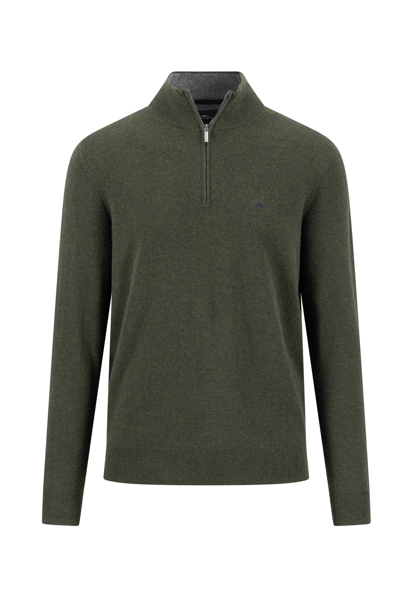 Troyer-Zip, Merino Cashmere cypress Bild 1