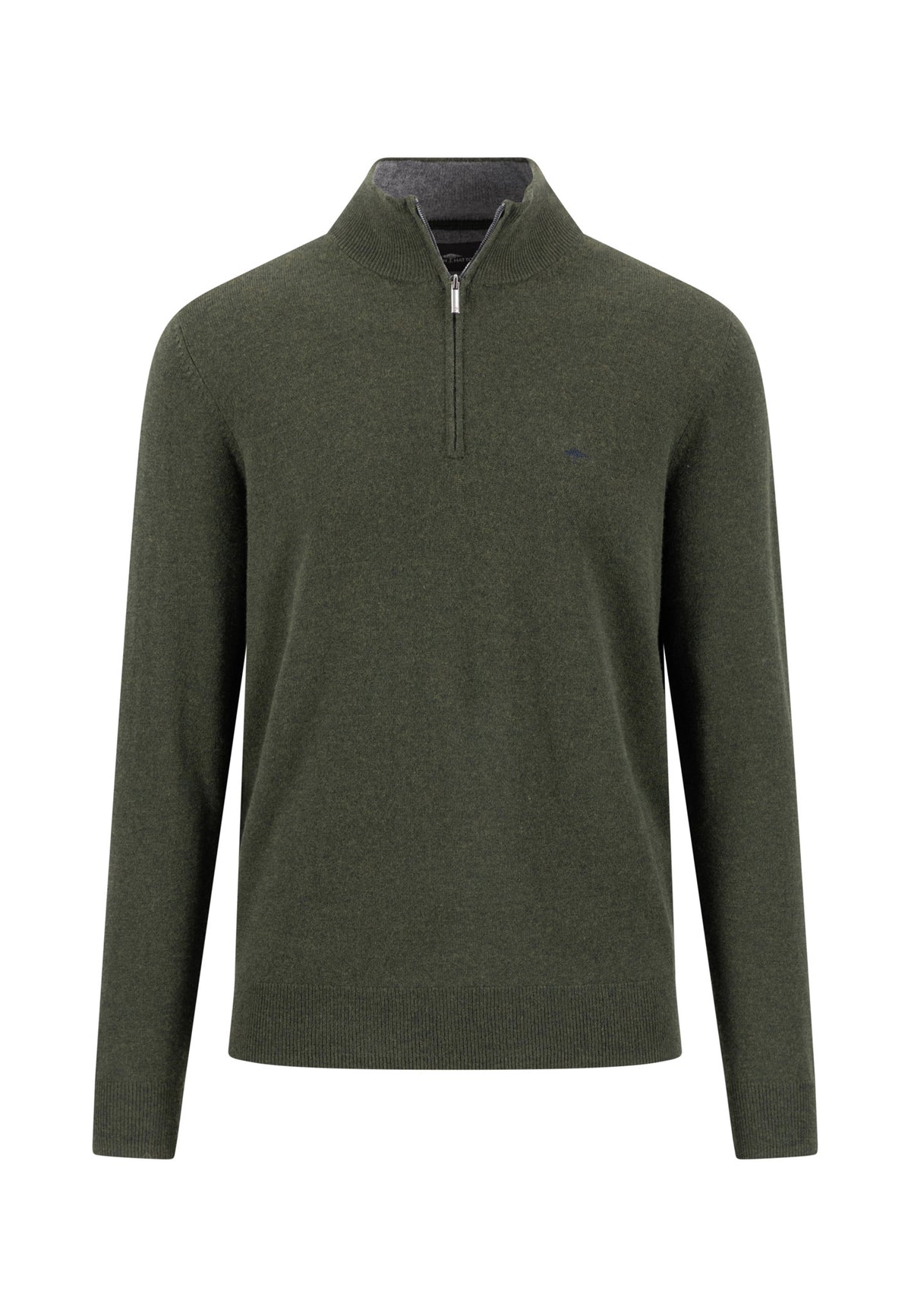 Troyer-Zip, Merino Cashmere cypress Bild 1